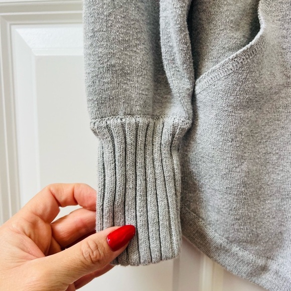 Max Studio Light Gray Knit Sweater - Picture 4 of 6